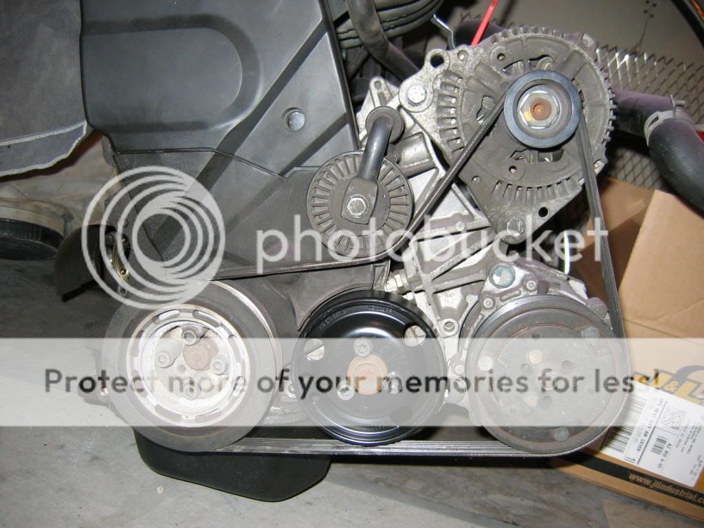 1Z/AHU Power Steering Delete With AC, How To Drive Water Pump